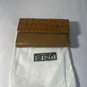 The Find Croco Stamped Leather Wallet